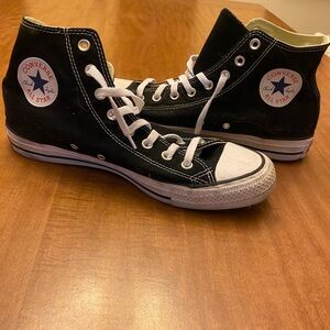 Converse Men’s Shoes black high top size 11